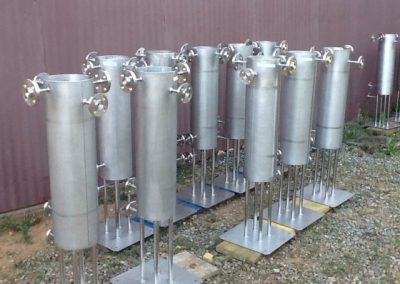 29 silos c/ serpentina flangeado - Inox 316L