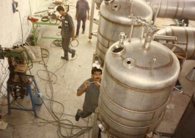 Silos em aço inoxidável 304L