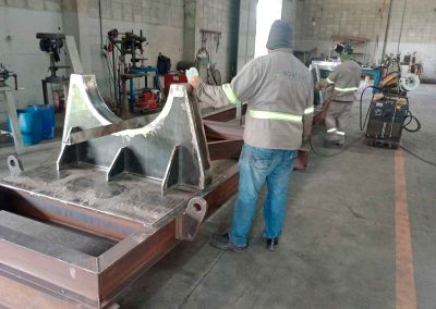Berço para rolo 20n ton (processo de fabricação)