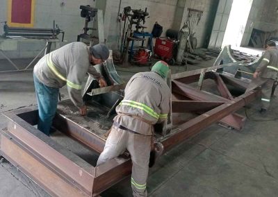 Berço para rolo 20 ton (processo de fabricação)