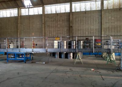 Plataforma metálica