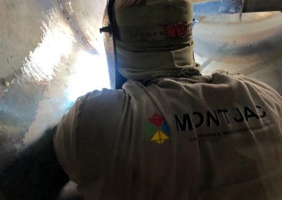 Ciclone - Soldas realizadas no arame tubular E71T-1